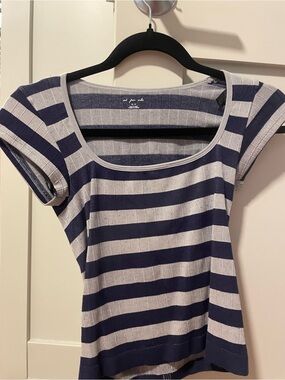 Out from under striped top. Good condition